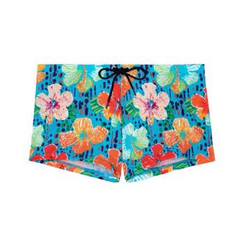HOM Swimwear Dino Swim Shorts Turquoise Print
