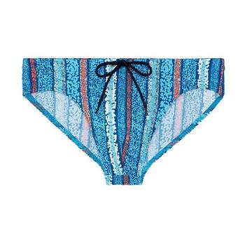HOM Swimwear Harrisson Swim Mini Briefs Turquoise Print