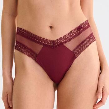 Lisca Adventure String High Leg Garnet Red
