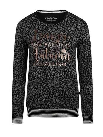 Charlie Choe Fall In Love With Charlie Choe Women Pullover Black