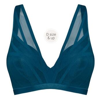 Marlies Dekkers Sample Illusionist Padded Plunge bh Petrol