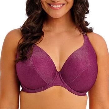 Fantasie Swim Paros Coast Berry Shimmer Uw Plunge Bikini Top