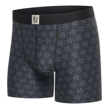 RJ Bodywear Men Fashion Geometric - Limited Edition Short met lange pijpjes Dark Grey