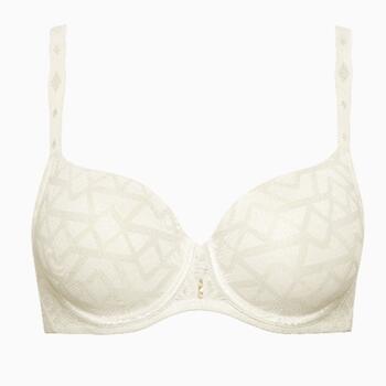 Lisca Opal Bra With Moulded Foam Cup Soft Brushed Cream