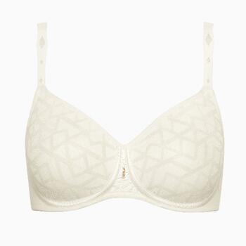 Lisca Opal Bra With Moulded Foam Cup - Wireless Brushed Cream