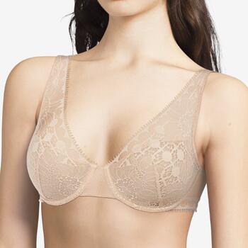 Chantelle Day To Night Plunge Spacer Bra Goudkleurig Beige