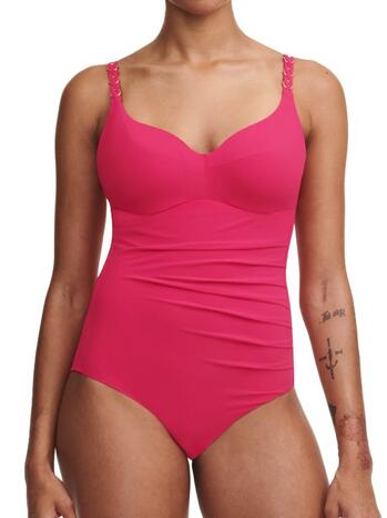 Chantelle Badmode Emblem Covering Underwired Swimsuit Cybelle Roze