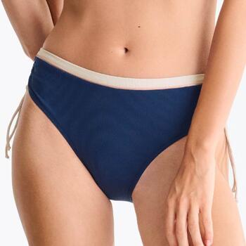 Lisca Swimwear Sydney Hoog Bikinibroekje Met Strikbandjes Marine Blue