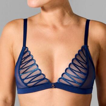 Sapph Lara Soft Bra Navy