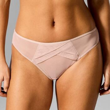 Sapph Joyce Pleat Detail Brief Light Taupe