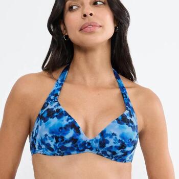 Triumph Swimwear Midnight Swim PU Plunge Blue Combination