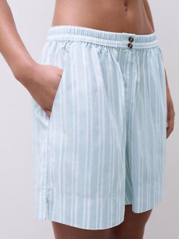 Chantelle Nachtmode Myth Shorts Jacquard Blue