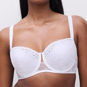 Chantelle Poison Half-cup foam bra Wit