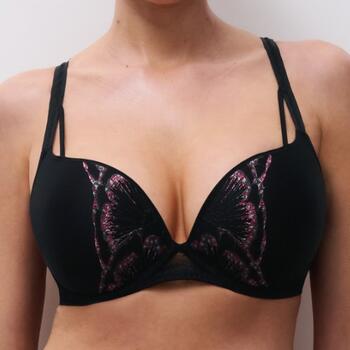 Chantelle Lily Extra push up bra Romantic Black