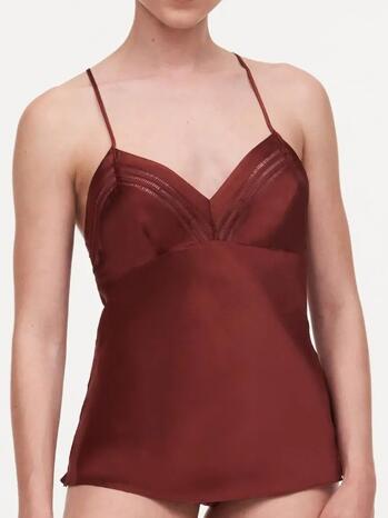 Chantelle Nachtmode Nightshade Camisole Mahogany