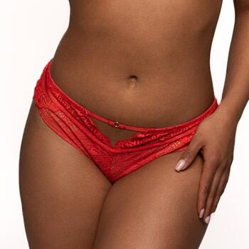 After Eden D-Cup & Up Tavienne Brief lace with metal detail Bright Red