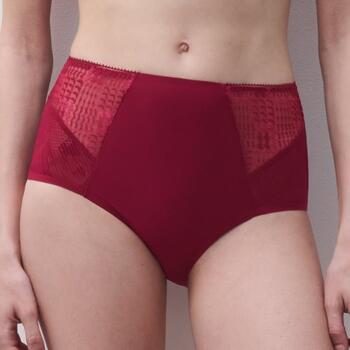 Chantelle Intrigue High-waisted support full briefs Acidulated raspberry