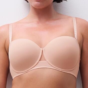 Chantelle Pulp Edge Bandeau t-shirt bra Soft Pink
