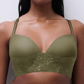 Chantelle Pulp Kiss T-shirt bh zonder beugel Army Khaki