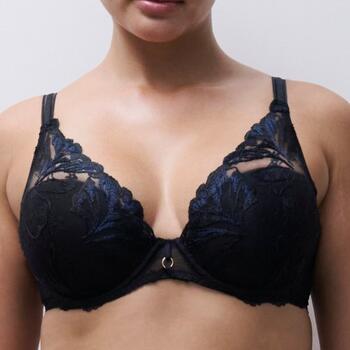 Chantelle Illusion Plunge T-shirt bh Crepuscular black