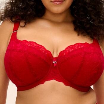 Elomi Brianna Haute Red Uw Padded Half Cup Bra