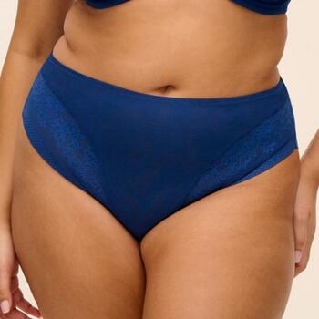 Elomi Nerina French Navy High Leg Brief