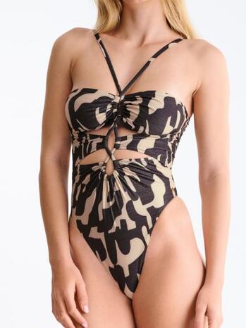 Lisca Swimwear Aswan Bandeau-Badpak Warm Black