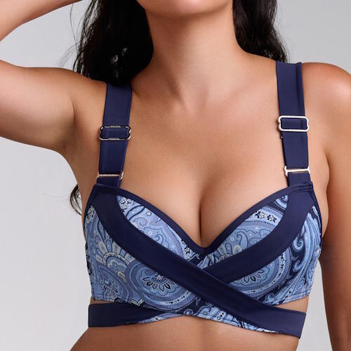 Haut De Maillot De Bain Push-up Marlies Dekkers Capitana - Rouge - Neuf Avec étiquettes