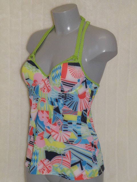 Maillots de bain Marlies Dekkers Yellow Submarine print/vert tankini top