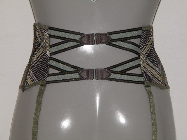 Marlies Dekkers Gloria vert jarretelles garter belt