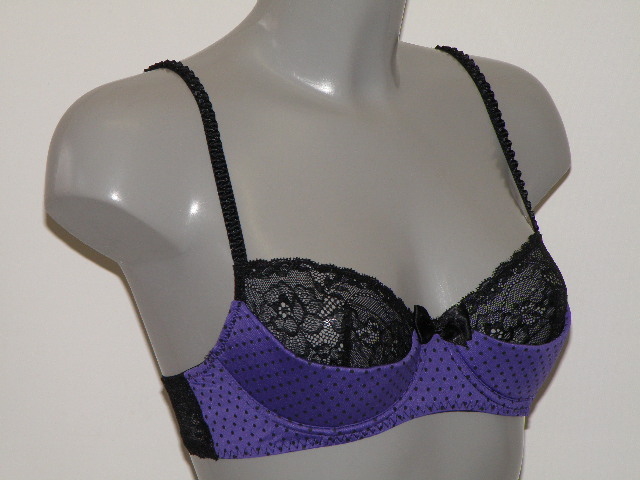 Sapph Sandy violet/noir soutien-gorge rembourré