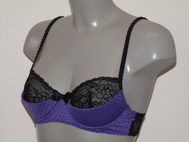 Sapph Sandy violet/noir soutien-gorge rembourré