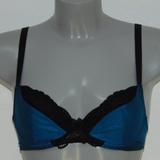 After Eden Dotted bleu/noir soutien-gorge corbeille