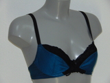 After Eden Dotted bleu/noir soutien-gorge corbeille