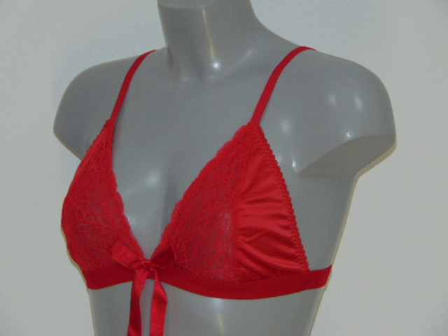 Sapph sample Lorraine rouge soutien-gorge sans armatures en dentelle
