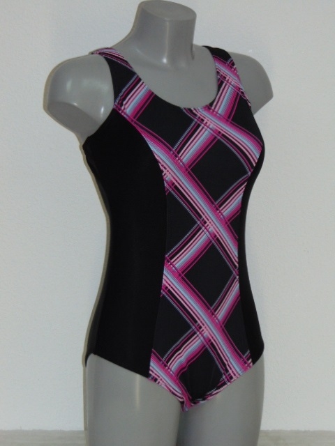 Shiwi Plaid noir/rose maillot de bain