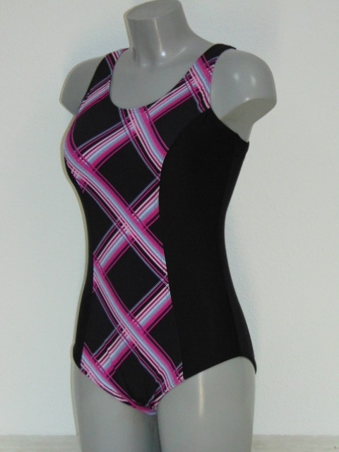 Shiwi Plaid noir/rose maillot de bain
