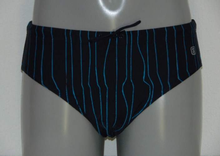 Les hommes de Shiwi pinstripe bleu marine maillot de bain pour homme