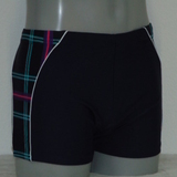 Shiwi Men Plaid bleu marine/rose boxeur nageur
