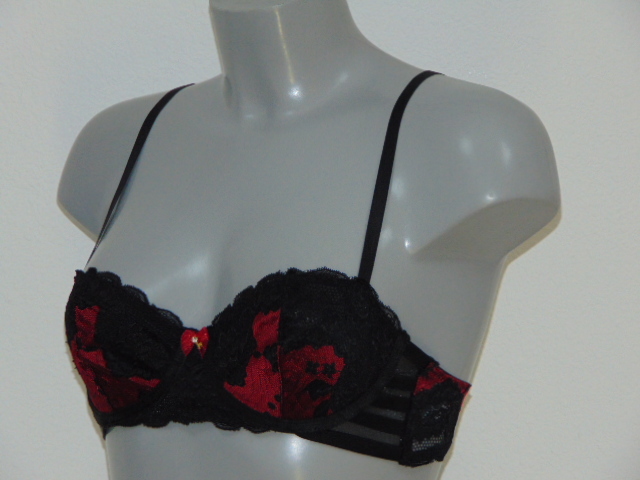 Sapph Alexandra rouge/noir soutien-gorge sans forme