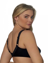 Elbrina Johanna noir soutien-gorge sans forme
