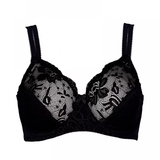 Elbrina Johanna noir soutien-gorge sans forme