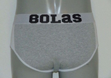 Bolas Nickel gris slip pour hommes