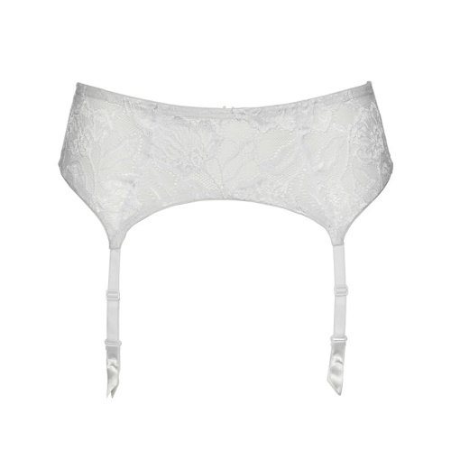 After Eden Anna blanc jarretelles garter belt