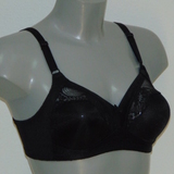Elbrina Camelia noir soutien-gorge sans armatures en dentelle