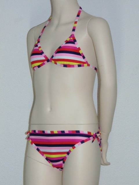 Seins et culottes bouffantes Rainbow rose set