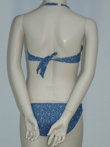 Seins et culottes bouffantes Starlight gris set