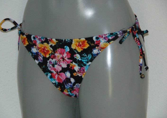 Plage de LingaDore Hula noir/print slip de bikini