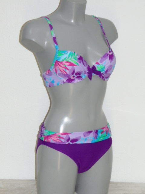 Nickey Nobel Tropical Flowe violet/print set