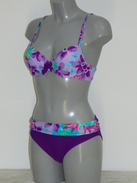 Nickey Nobel Tropical Flowe violet/print set